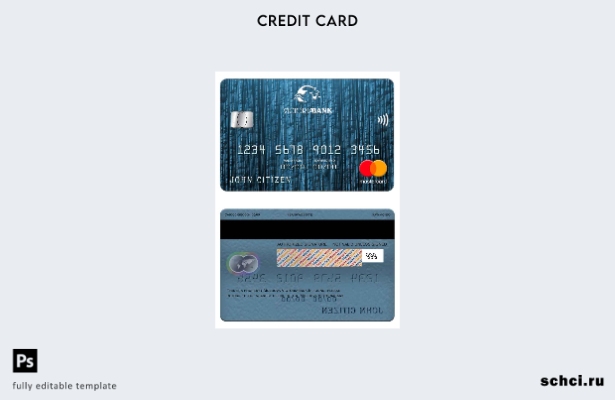 цифровая загрузка шаблона карты Mastercard Victoriabank Молдова
